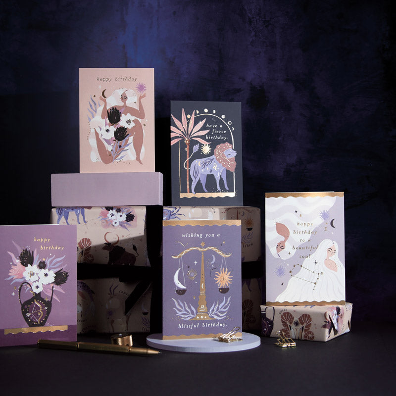 Zodiac greeting cards