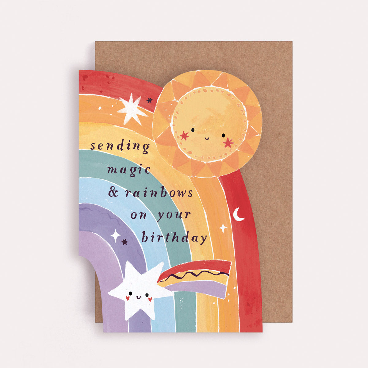 Rainbow Kids Birthday Card