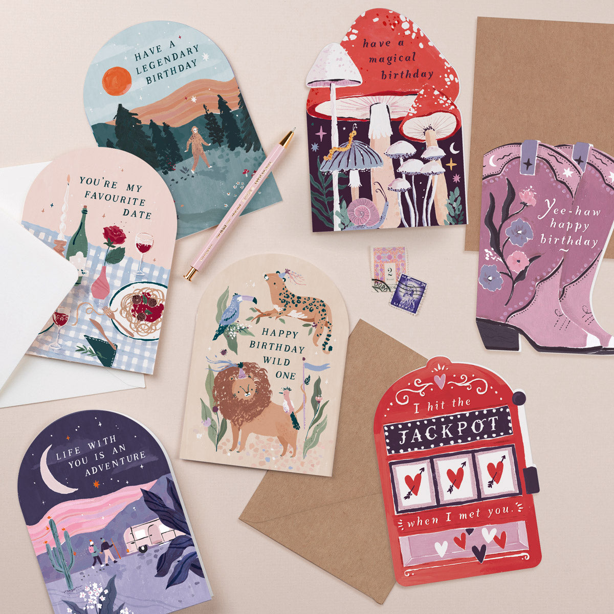 Jackpot valentines card