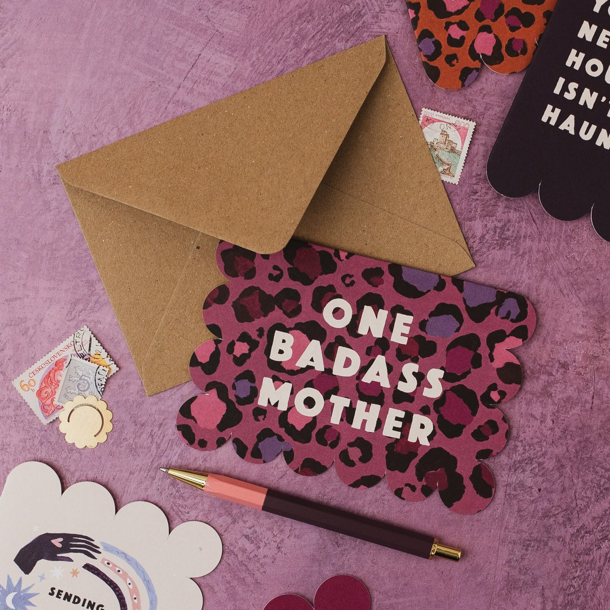 Sister Paper Co Mother's Day cards displayed together