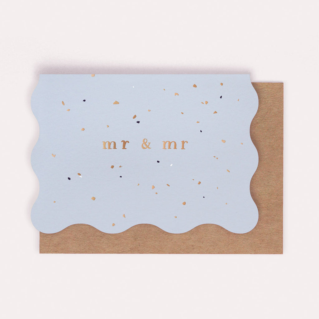 A Mr and Mr gay wedding card from Sister Paper Co.