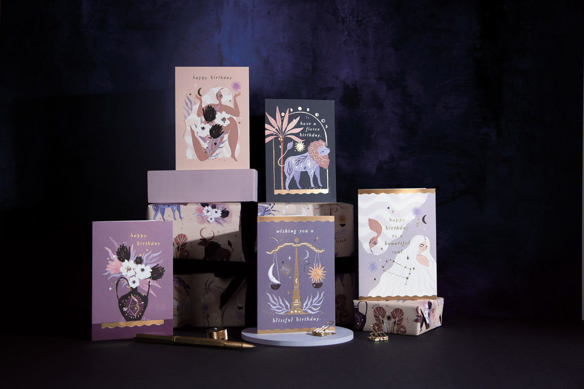 Zodiac greeting cards