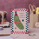 Funny pickle birthday card by Sister Paper Co