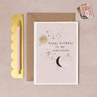A soul sister birthday card with gold foil details from Sister Paper Co.