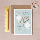 Tied the Knot Wedding Card from Sister Paper Co.