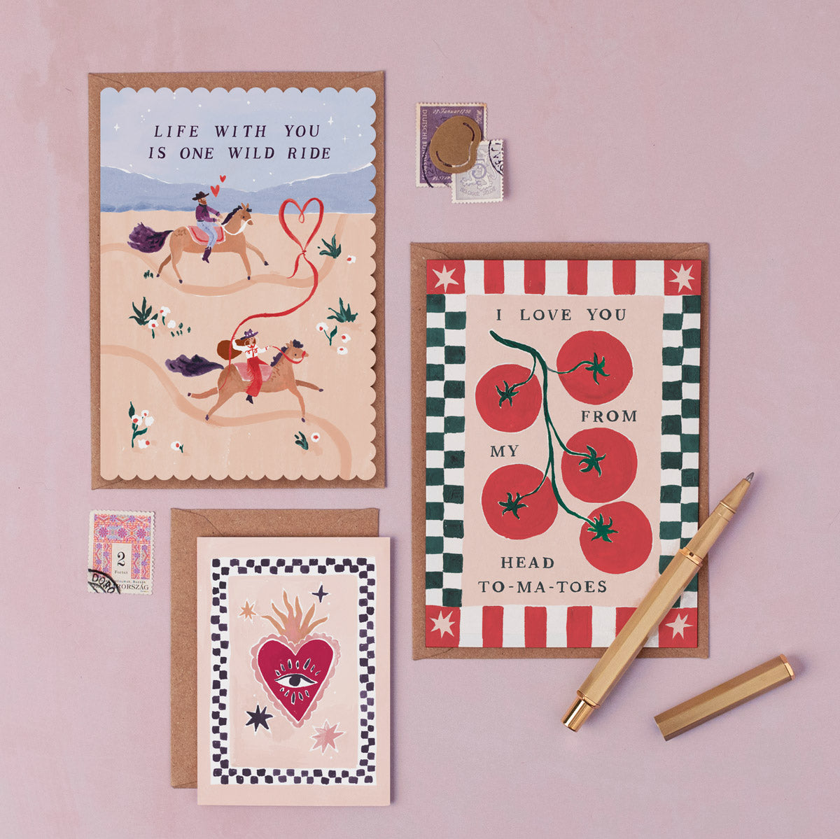 Wild Ride Cowboy Valentine's and Anniversary Card