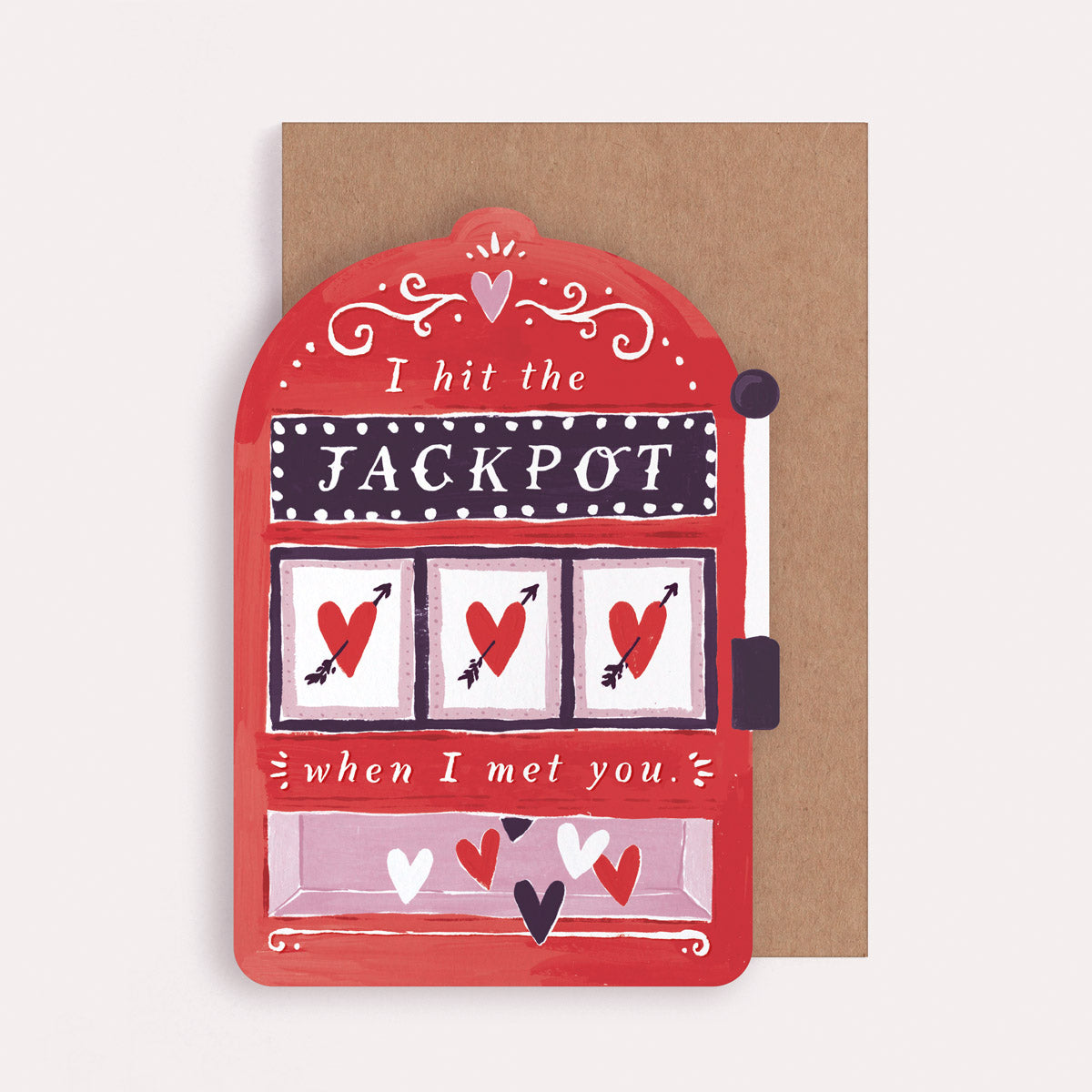 Jackpot valentines card