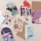 Funny Father's day card with an upturned glass trapping a spider with the caption 'thanks for catching all the spiders'