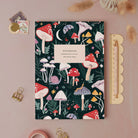 Mushrooms notebook shown from the back