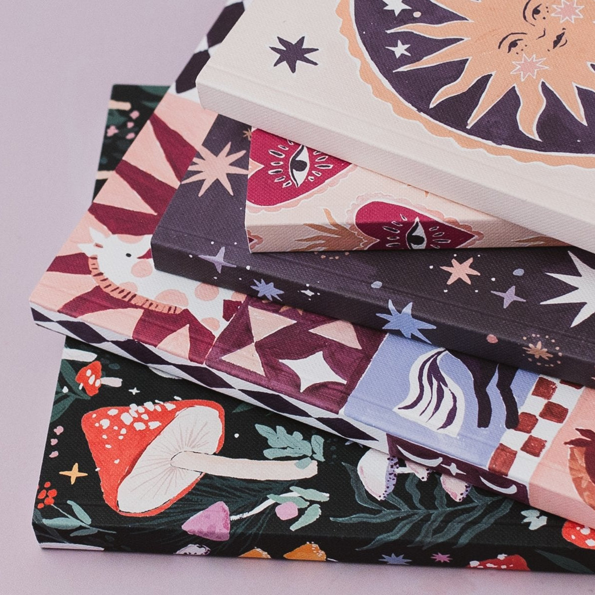Sister Paper Co pocket notebooks displayed together