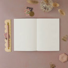Luxury A6 plain page pocket notebook with blank white pages