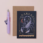 A Scorpio birthday card from Sister Paper Co.