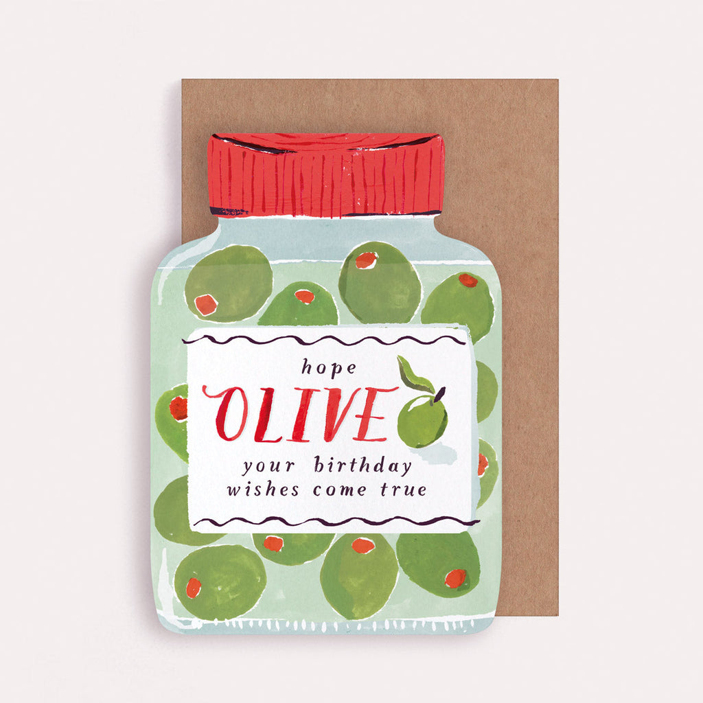 An Olives Birthday Card from Sister Paper Co.